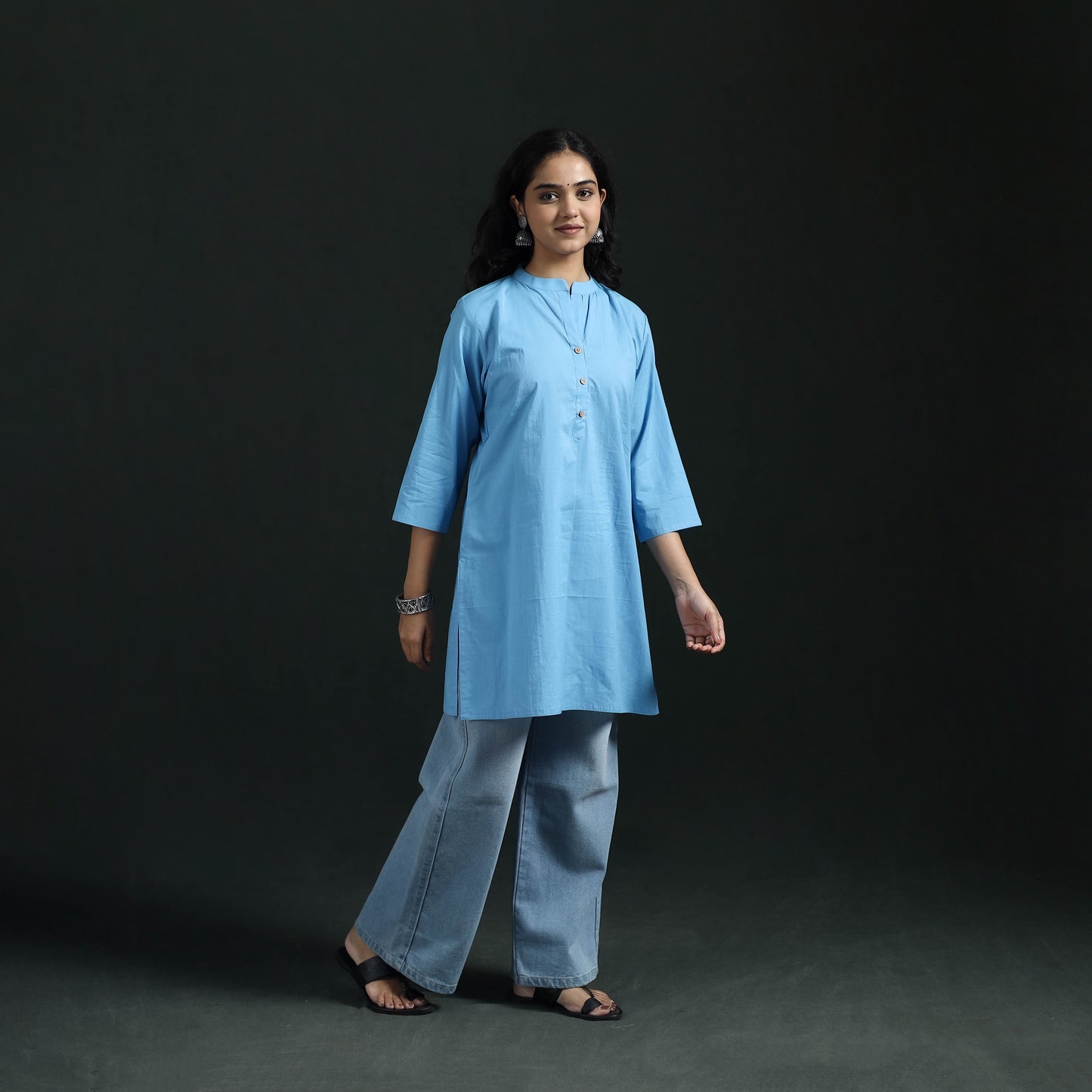 Plain Cotton Short Kurta for Women 29