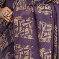 Batik Print Saree