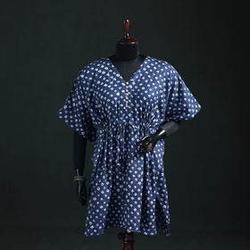 Bandhani Tie-Dye Cotton Kaftan (Medium) 38