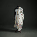 Handloom Chanderi Silk Handpainted Madhubani Dupatta with Zari Border 14