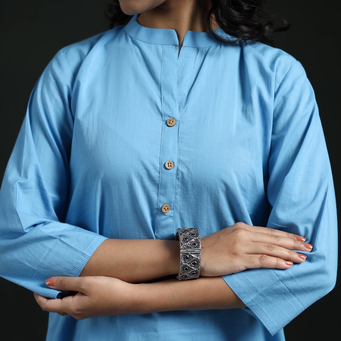 Plain Cotton Short Kurta for Women 29