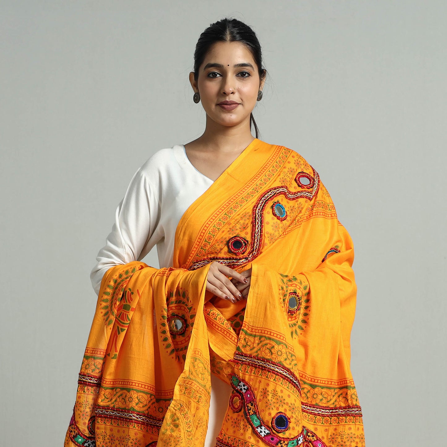 Hand Embroidery Dupatta