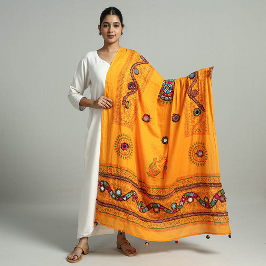 Hand Embroidery Dupatta