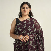 Batik Print Saree