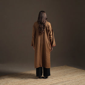 Kashmiri Sozni Hand Embroidered Handwoven Merino Wool Pheran 02