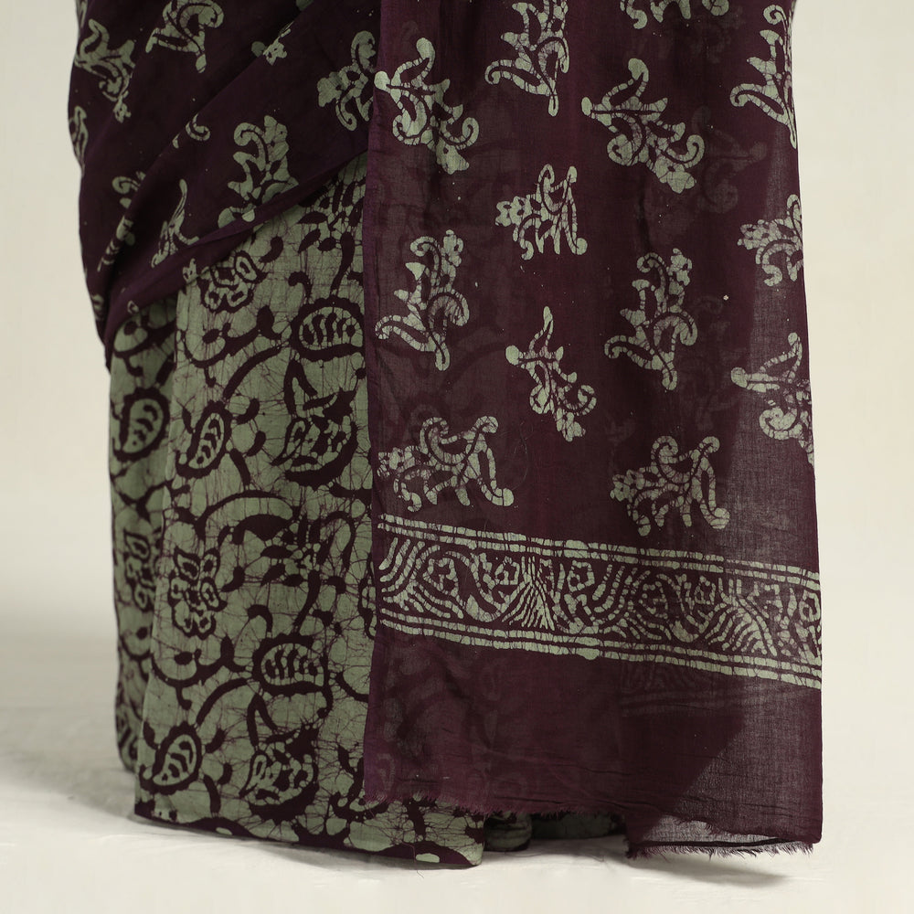 Batik Print Saree