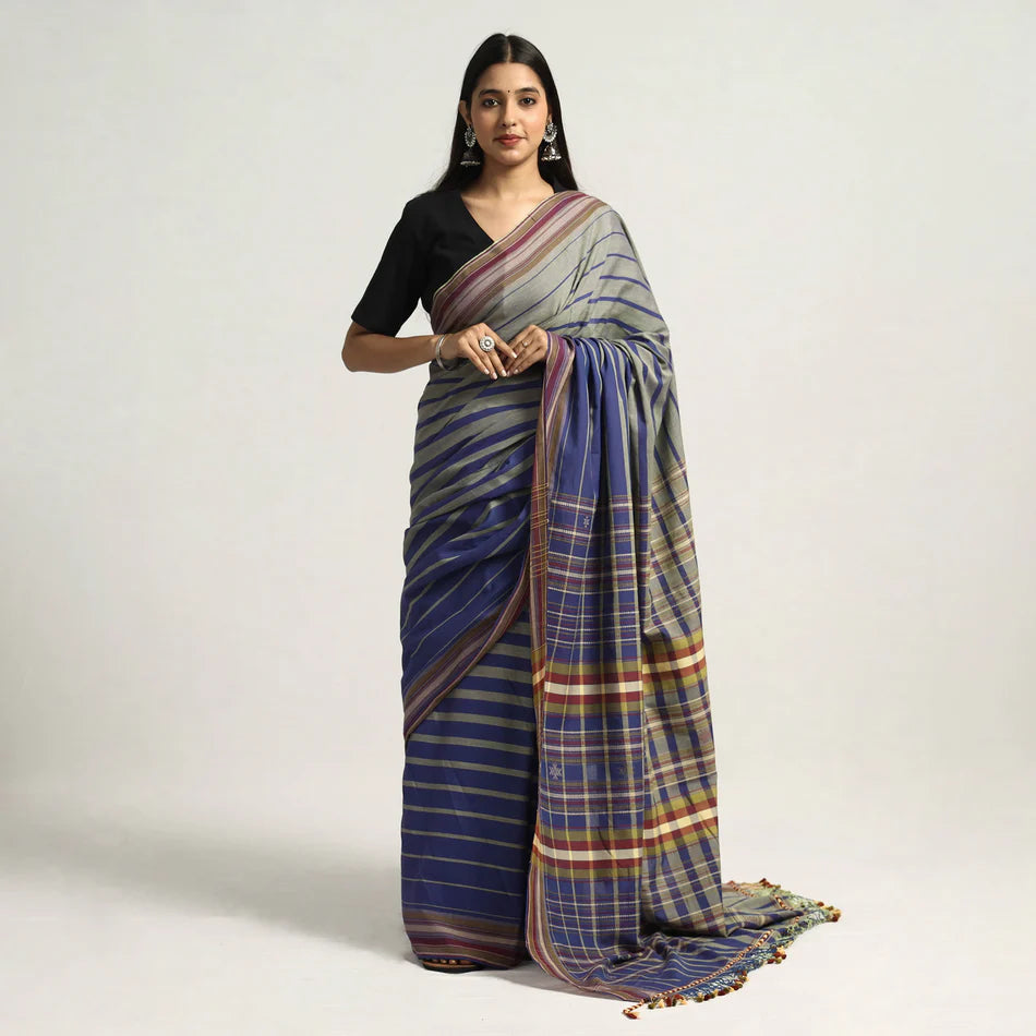 Bhujodi weave saree