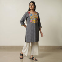 plain patchwork kurta 