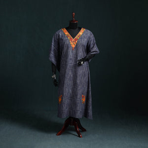 Kashmiri Aari Hand Embroidered Cotton Kaftan (Long) 52
