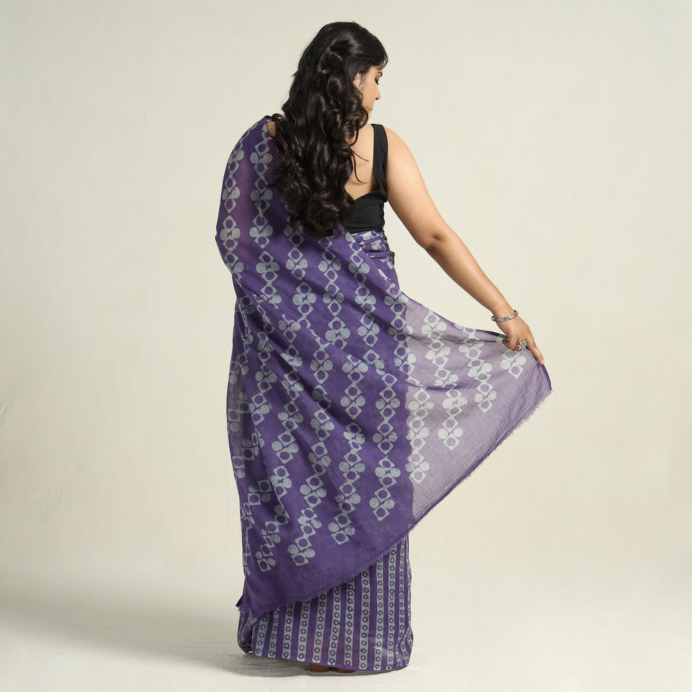 Batik Print Saree