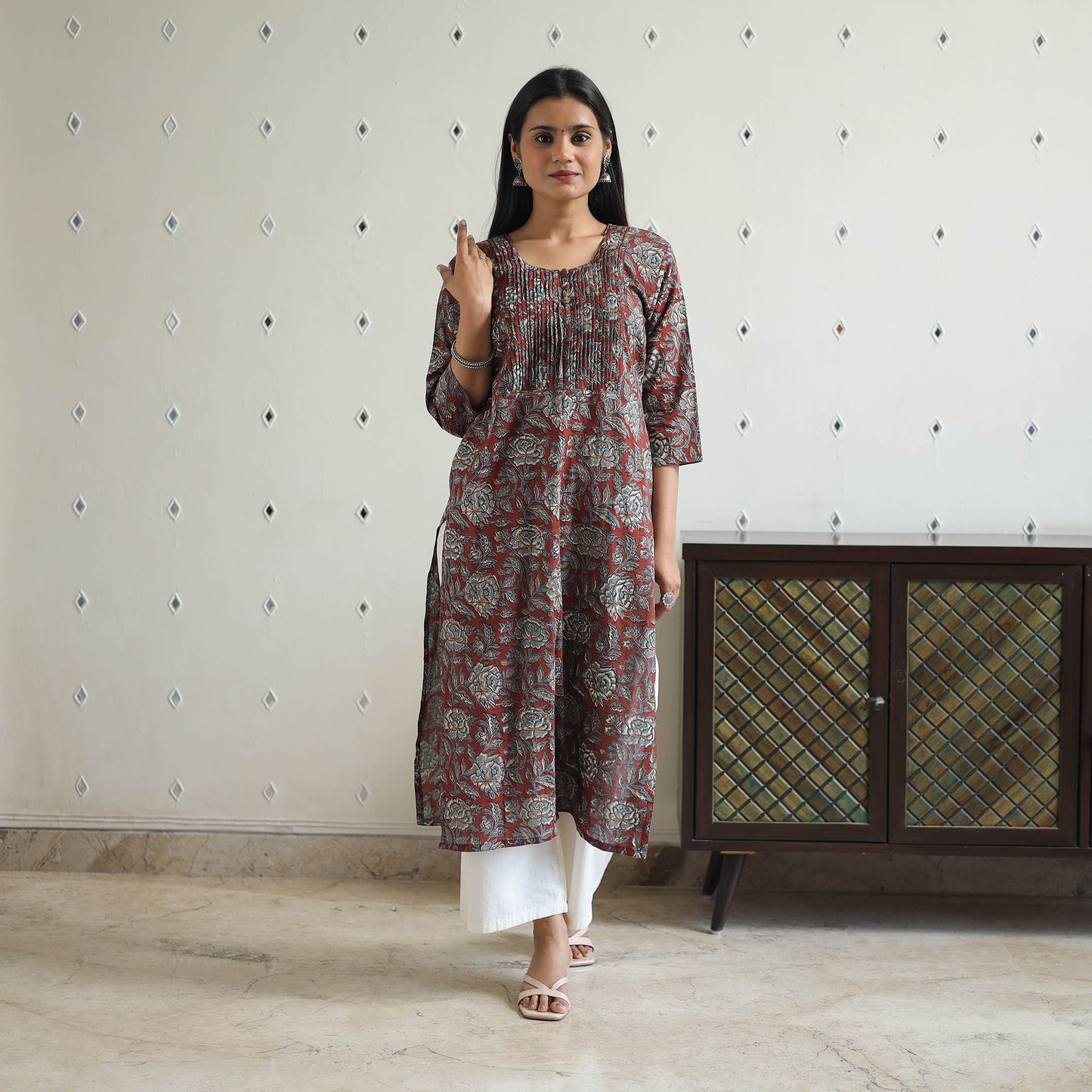 Jahota Block Print Cotton Straight Kurta 26