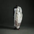 Handloom Chanderi Silk Handpainted Madhubani Dupatta with Zari Border 19