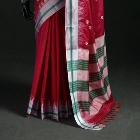 Ilkal Weave Thread Work Silk Cotton Saree with Chikki Paras Border 03