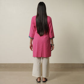 plain patchwork kurta 