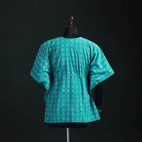 Akola Hand Block Print Natural Dyed Cotton Kaftan (Short) 42