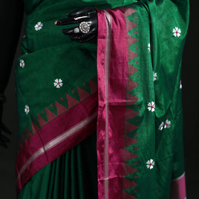 Ilkal Weave Thread Work Silk Cotton Saree with Chikki Paras Border 04