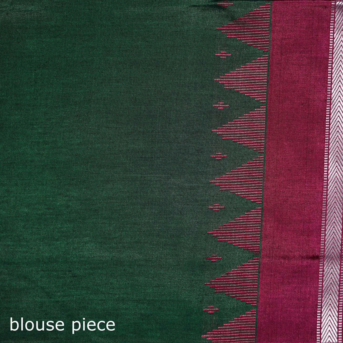Ilkal Weave Thread Work Silk Cotton Saree with Chikki Paras Border 04