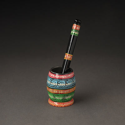  Odisha Pattachitra Painting Stainless Steel Toral Khalbatta Dholak 