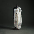 Handloom Chanderi Silk Handpainted Madhubani Dupatta with Zari Border 21