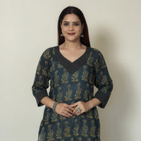 Ajrakh Hand Block Printed kurta