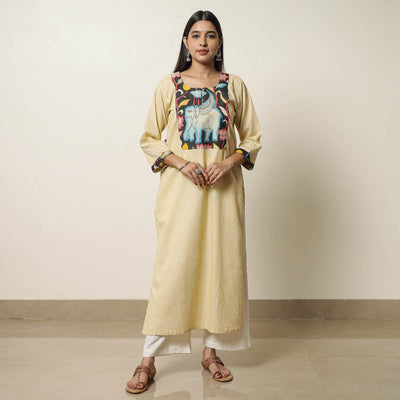 plain patchwork kurta 