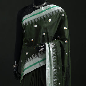 Ilkal Weave Thread Work Silk Cotton Saree with Chikki Paras Border 06