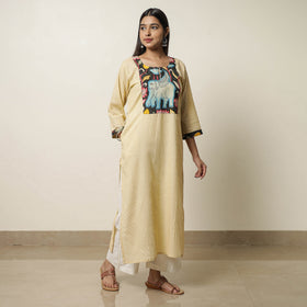 plain patchwork kurta 