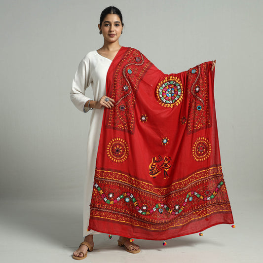 Hand Embroidery Dupatta