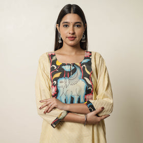 plain patchwork kurta 