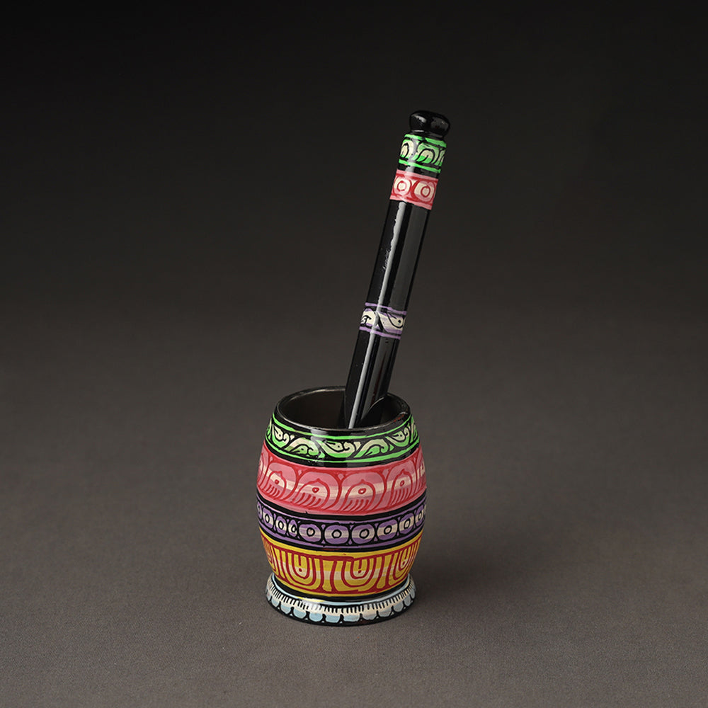  Odisha Pattachitra Painting Stainless Steel Toral Khalbatta Dholak 