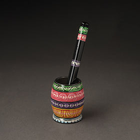  Odisha Pattachitra Painting Stainless Steel Toral Khalbatta Dholak 