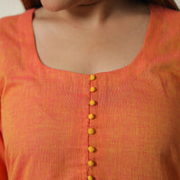 Orange Peel - Dharwad Cotton Straight Kurta 05