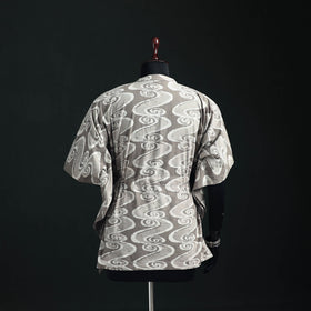 Akola Hand Block Print Natural Dyed Cotton Kaftan (Short) 45