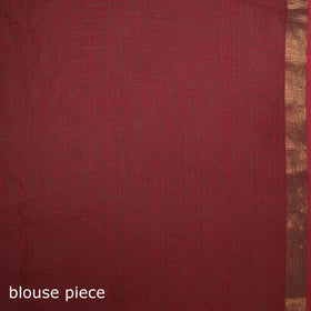 Multicolor - Kota Doria Cotton Leheriya Tie-Dye Saree with Blouse Piece & Earrings 03