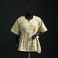 Akola Hand Block Print Natural Dyed Cotton Kaftan (Short) 46