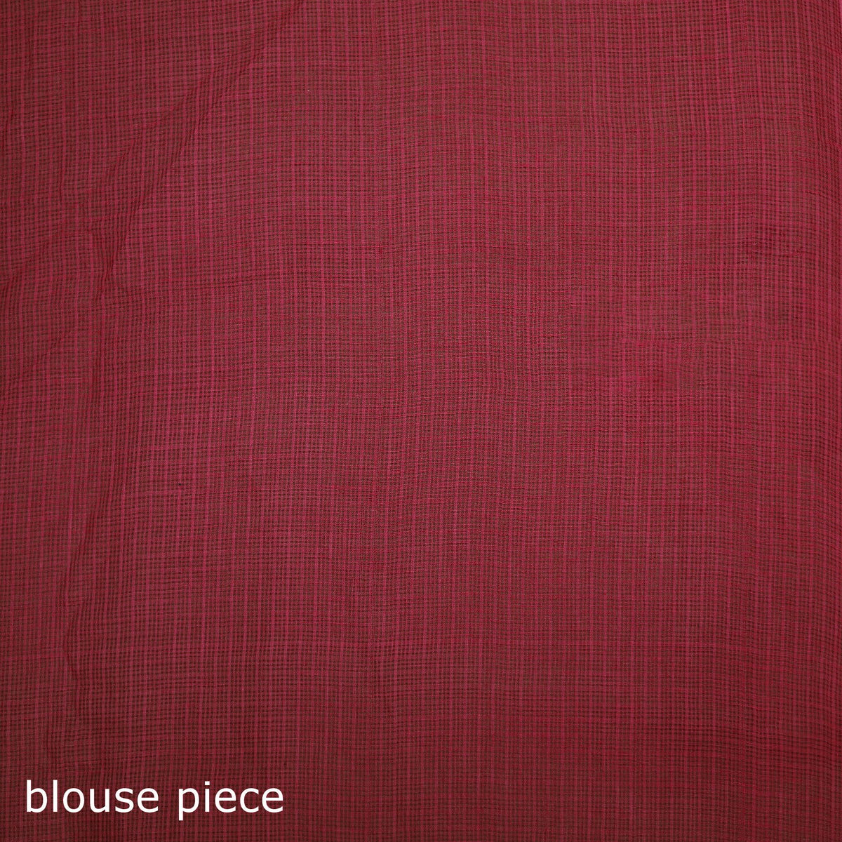 Pink - Nazaakat Kota Doria Cotton Plain Saree with Blouse Piece & Earrings 04