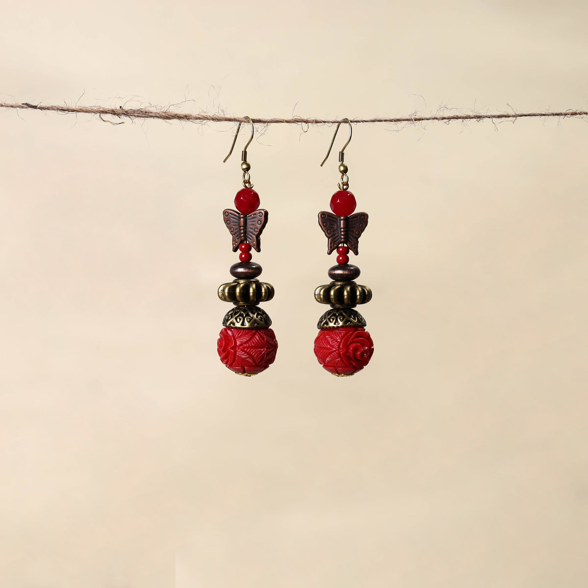 Handmade Beaded Earrings 123