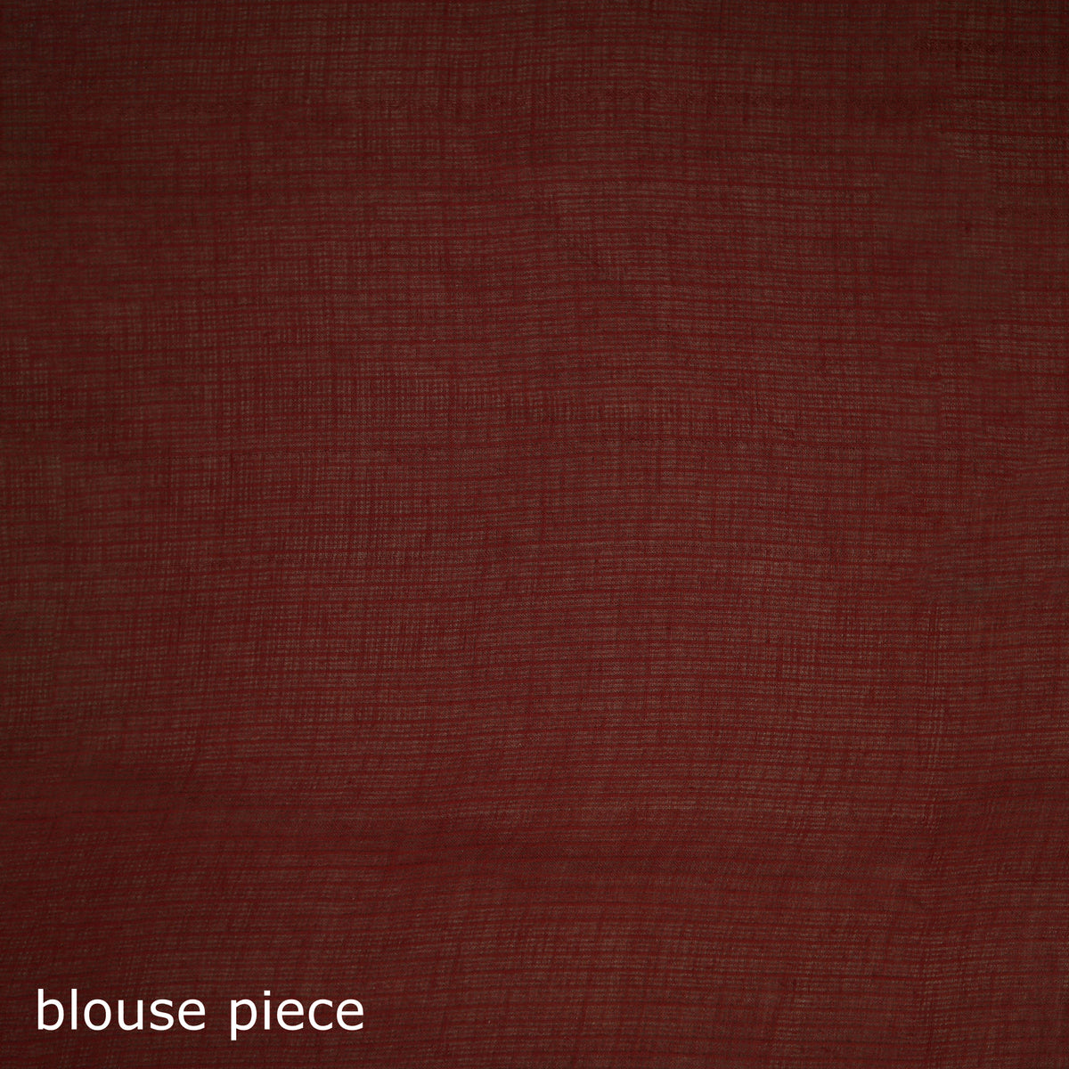 Maroon - Nazaakat Kota Doria Cotton Plain Saree with Blouse Piece & Earrings 05