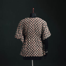 Akola Hand Block Print Natural Dyed Cotton Kaftan (Short) 48