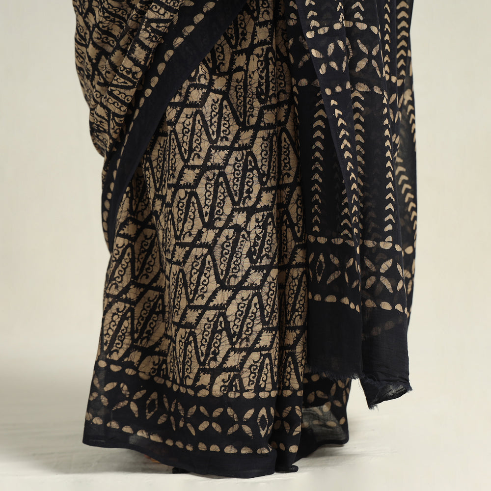 Batik Print Saree