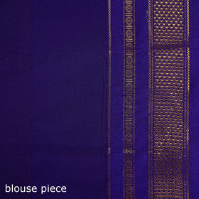 Ilkal Weave Kasuti Work Silk Cotton Zari Border Saree with Blouse Piece 10