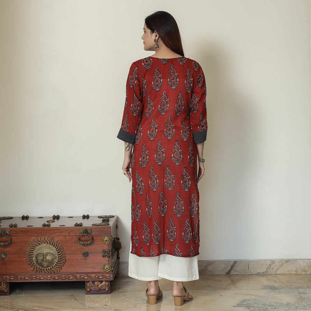 ajrakh cotton kurta 