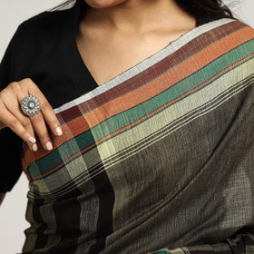 Green - Kutch Cotton Bhujodi Handloom Saree