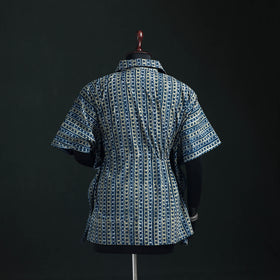 Akola Hand Block Print Natural Dyed Cotton Kaftan (Short) 49