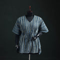 Akola Hand Block Print Natural Dyed Cotton Kaftan (Short) 50