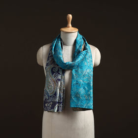 Reversible Silk Bengal Hand Kantha Stitch Stole 104