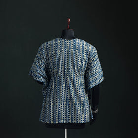 Akola Hand Block Print Natural Dyed Cotton Kaftan (Short) 50