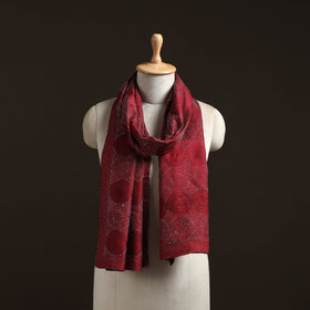 Reversible Silk Bengal Hand Kantha Stitch Stole 106