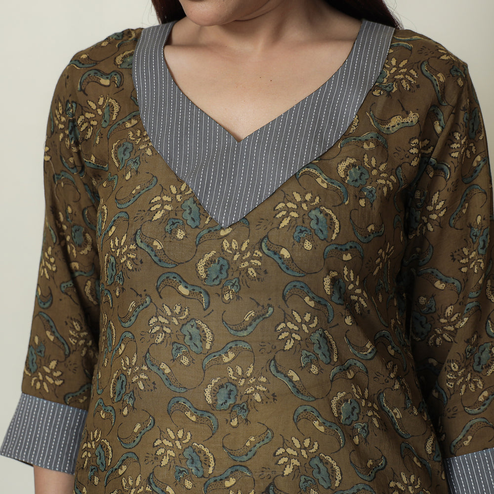 Ajrakh Block Printed Kurta