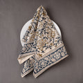 Buy Pedana Kalamkari Block Printed Cotton Napkin (18 x 18 in) 09 Online at iTokri.com